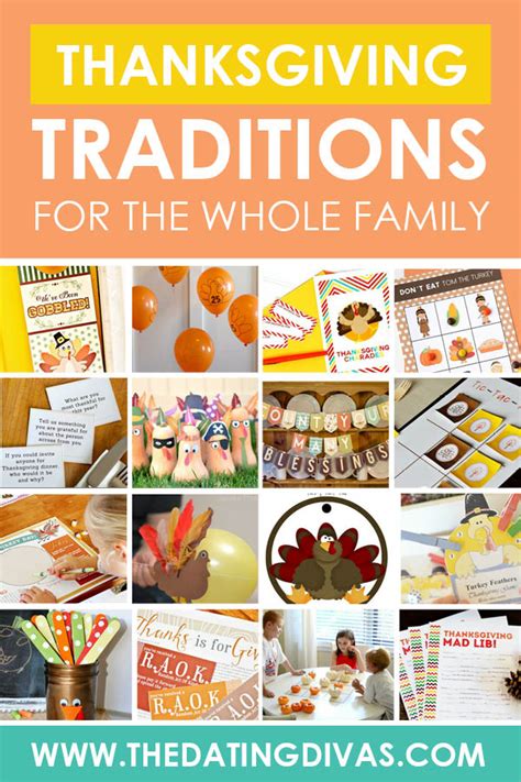 Thanksgiving Traditions and Ideas for Family - From The Dating Divas