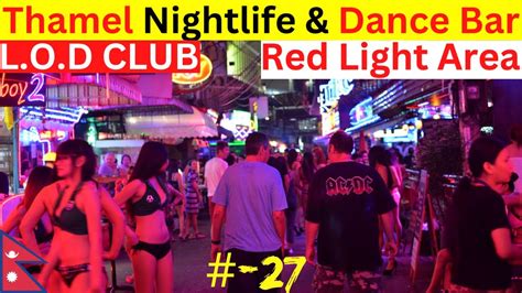 🇳🇵Nepal Biggest Nightlife & Red Light Area | Thamel Market At Night L.O ...