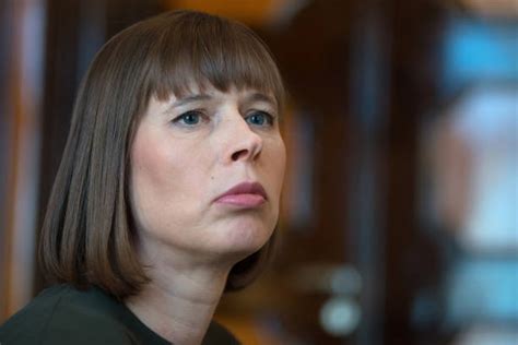 Estonian President Kersti Kaljulaid Interview Photos and Images | Getty Images