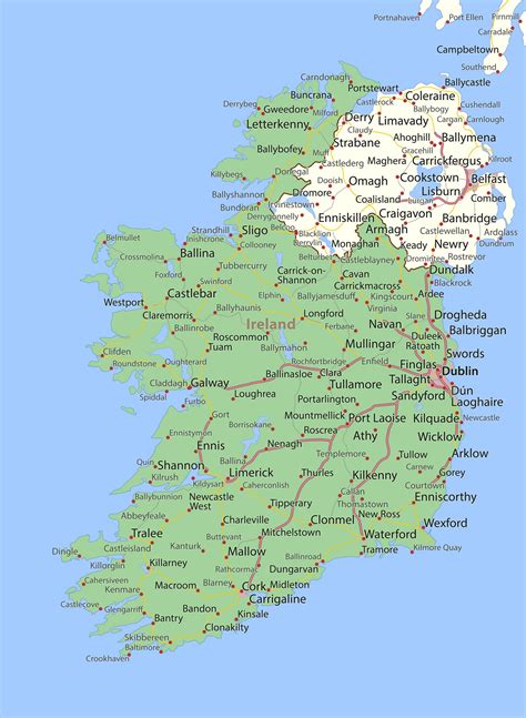 Download maps of Ireland • Go-to-Ireland.com