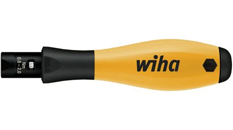 30495 | Wiha Adjustable Hex Torque Screwdriver, 0.8 → 5Nm, 4 mm Drive | RS