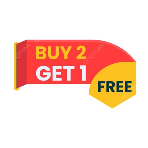 Buy 2 Get 1 Free Sale Banner Design Vector, Buy Tow Get One, Get One Free, Buy 2 Get PNG and ...
