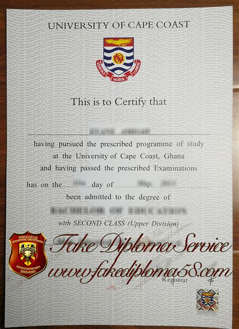 Is it possible to order a 100% copy University of Cape Coast degree?