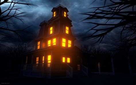 Halloween Haunted House Wallpaper (62+ images)