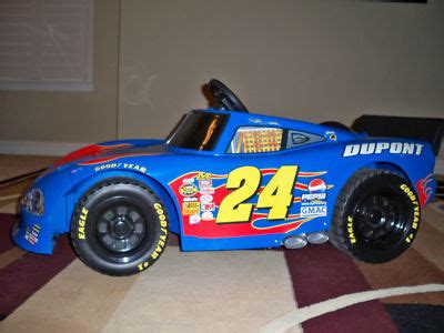 Power Wheels Jeff Gordon # 24 Blue Race Car | #148095557