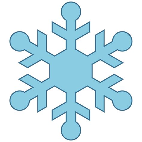 Studio Snowflake #9 (Large) - AccuQuilt | Snowflake clipart, Snowflakes ...