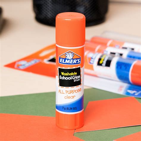 Elmer's E542 0.24 oz. Clear School Glue Stick - 4/Box | Elmer's EPIE542