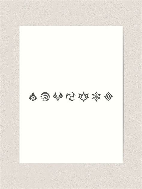 "Genshin Impact Elements Loading Screen" Art Print for Sale by ...