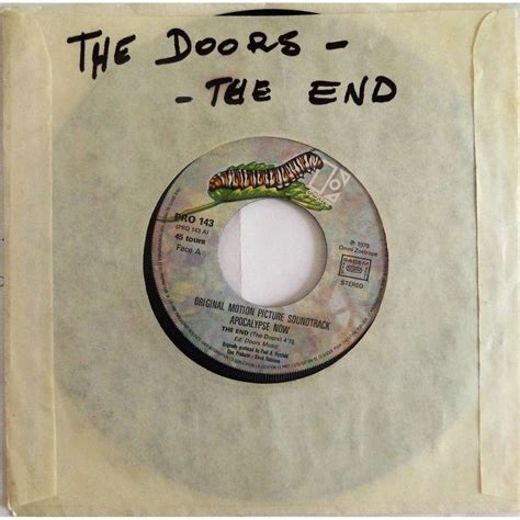 The end (french 1979 original 'apocalypse now' ost 2-trk 7 single promo ...