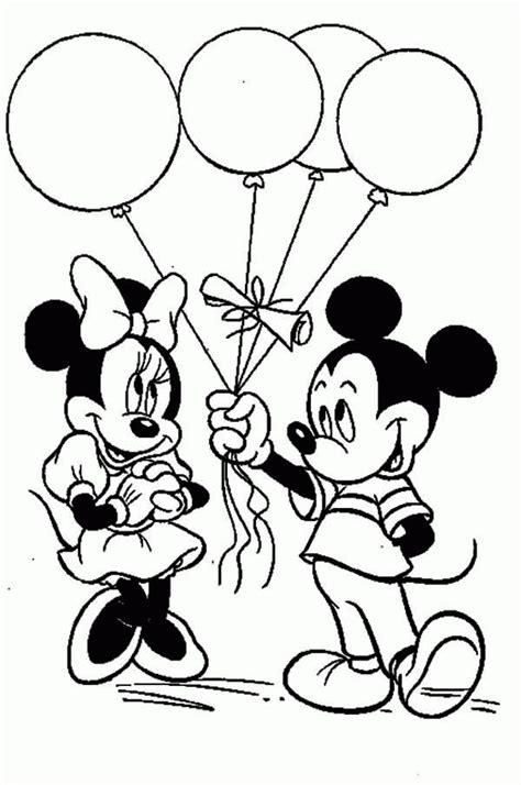 mickey and minnie kissing coloring pages - Bianca Treadway