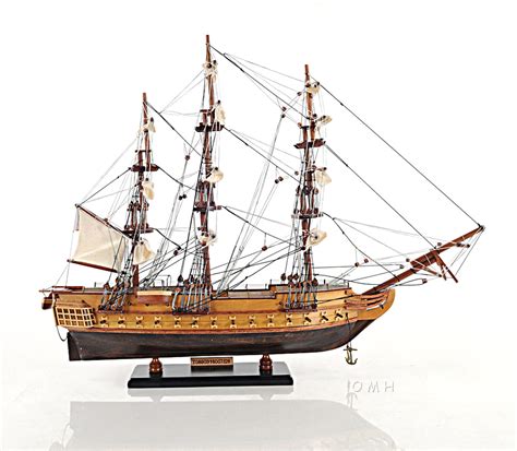 USS Constitution Wooden Tall Ship Model 22" Built Old Ironsides - CaptJimsCargo