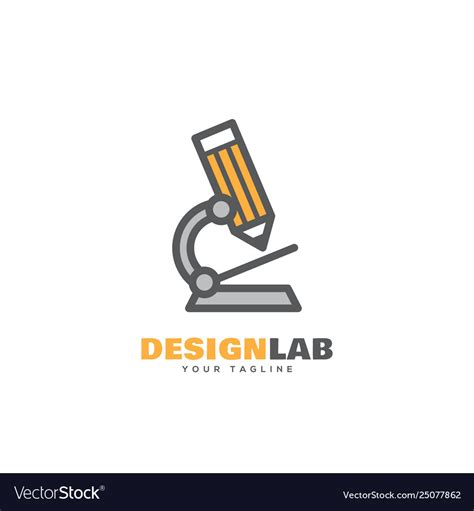 Design lab logo Royalty Free Vector Image - VectorStock