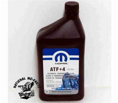 ATF+4 Synthetic Automatic Transmission Fluid, 32 FL OZ-Mopar – National ...