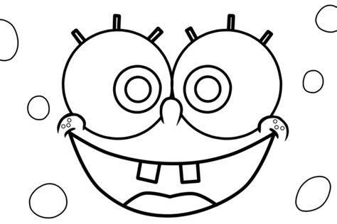 line : spongebob face 2014 by darshan2good on DeviantArt