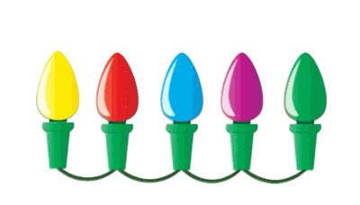 Christmas Animated Clipart: flashing-christmas-lights-bright-animated-gif : Classroom Clipart