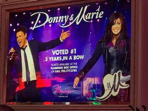 OMG I got to see Donny and Marie at the Flamingo in Las Vegas!!! This ...