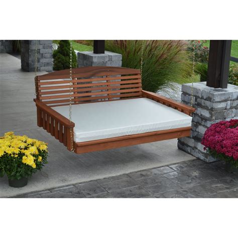 A & L Furniture Sundown Agora 4 ft. Swing Bed Cushion | Outdoor bed swing, Bed swing, Bed cushions