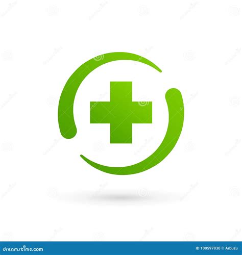 Cross Plus Medical Logo Icon Design Template Elements Stock Vector - Illustration of cross ...