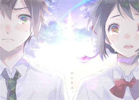 Mitsuha and Taki - Kimi no Na wa Fan Art (40015347) - Fanpop