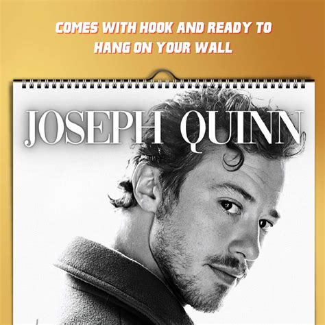 Joseph Quinn Calendar 2023 Joseph Quinn Merch Joseph Quinn Strange ...