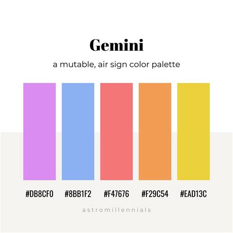 Gemini Color Palette