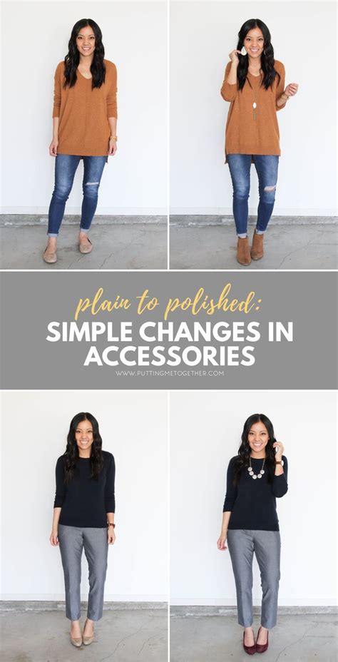 Plain to Polished: Using Accessories to Pull Outfits Together | Simple ...