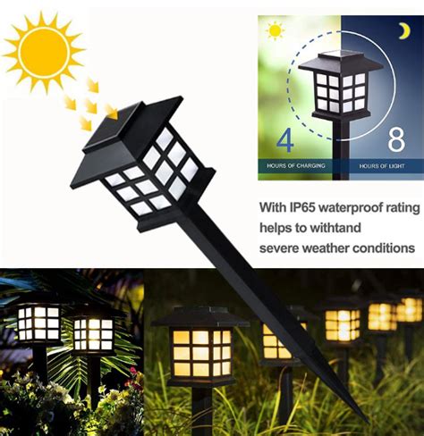 2Pcs/6Pcs Solar Solar Light Powered LED Light Outdoor Rain-proof ...