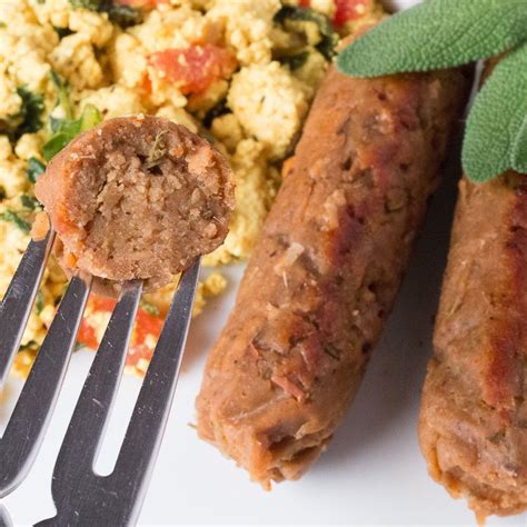 Vegan Breakfast Sausage Links - Oil-free and Delicious! | A Plantiful Path Vegan Holiday Recipes ...