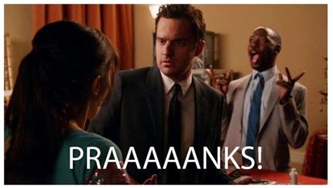 They call me Prank Sinatra! | New Girl | New girl memes, New girl, Moving pictures