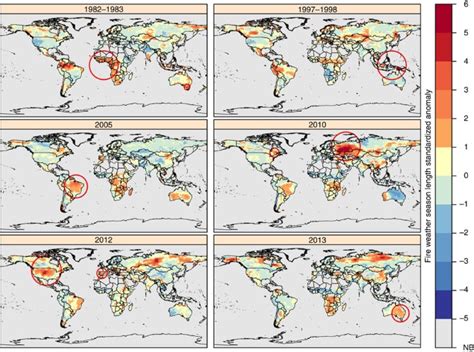 Climate-induced variations in global wildfire danger from 1979 to 2013 | Nature Communications