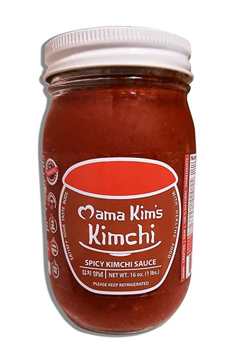 Amazon.com : Mama Kim's Kimchi - Kimchi Sauce Chili Paste 16oz Jar : Grocery & Gourmet Food ...