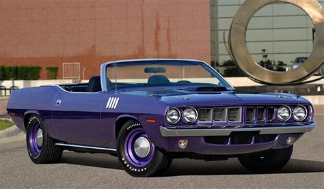 Rare 1971 Plymouth Hemi 'Cuda Convertible Heads To Auction