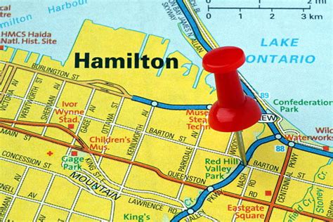 Hamilton Ontario Map Stock Photos, Pictures & Royalty-Free Images - iStock