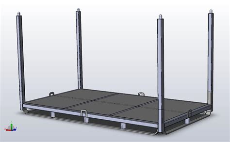 Flat Deck Steel Pallet | Metal Pallets - SPS Ideal Solutions