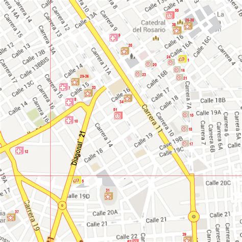 Mapa de Valledupar – Mapas Cartur Mapas fisicos politicos de colombia america