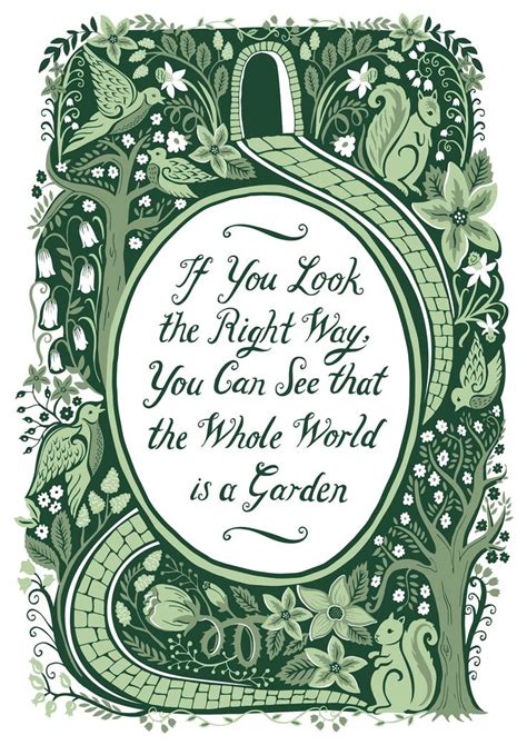 The Secret Garden Famous Quotes Print Nursery Print - Etsy | Secret garden book, Garden quotes ...