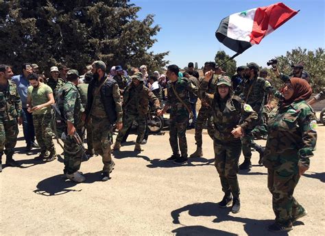 Syria Regime Backers Hail Return To Abandoned Golan Town - I24NEWS