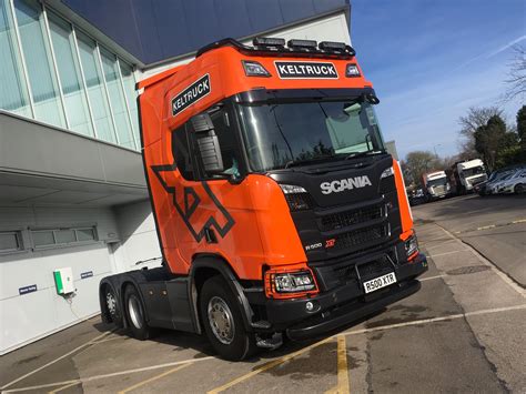 Charity auction of high-spec Scania XT demonstrator tractor unit - Keltruck Scania