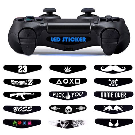 10 PCS PS4 CONTROLLER DECALS Playstation 4 Lightbar decal PS4 Light Bar ...