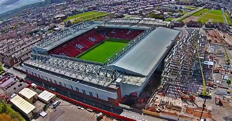 Liverpool stadium redevelopment: Spectacular new photos emerge of work on new main stand at ...