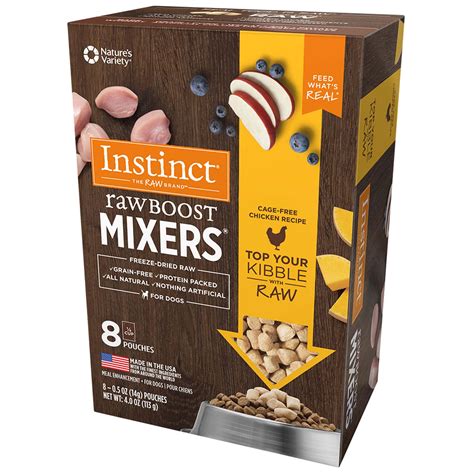 Nature's Variety Instinct Raw Boost Chicken Dog Food Mixers | Petco