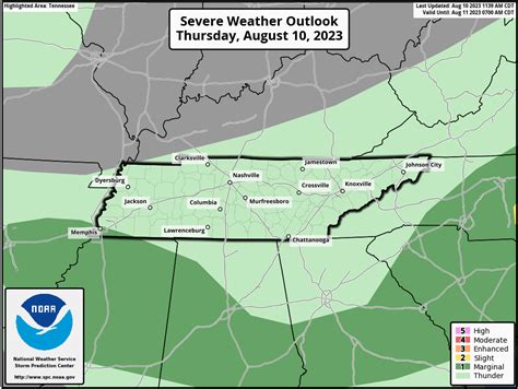 Knoxville, Tennessee Severe Weather Outlook - My Severe Weather Outlook