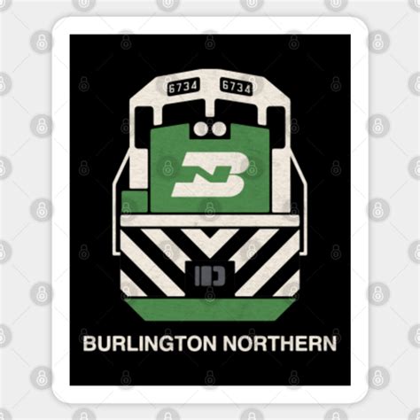 Burlington Northern Railroad Train Engine - Burlington Northern ...