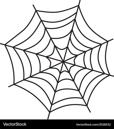 Spider web art Royalty Free Vector Image - VectorStock