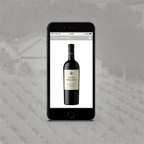 Clos Soléne - Paso Robles Westside Winery Web Design - Clever Concepts