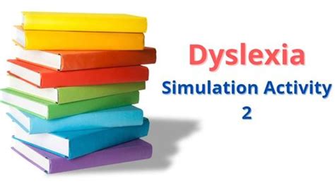 Dyslexia Simulation Activity #2 by Created by Kellane | TPT