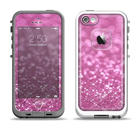 The Pink Unfocused Glimmer Apple iPhone 5-5s LifeProof Fre Case Skin S – DesignSkinz