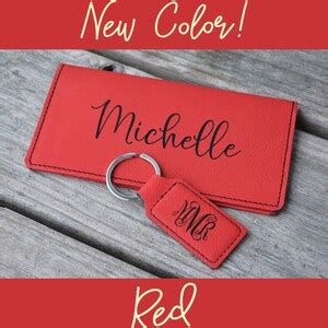 Bulk Personalized Keychains, Personalized Keychains, Vegan Leather Keychain, Vegan Key Chain ...