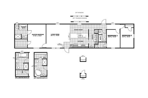 Clayton Silverhawk | 16x76 | 1,190 Sq. Ft. | 3 Bedroom, 2 Bathroom | Huge Kitchen Island ...