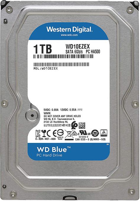 Western Digital WD Blue 1TB 64MB Hard Drive WD10EZEX – DynaQuest PC